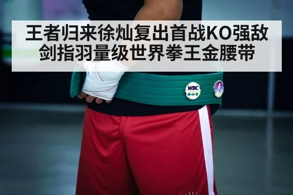 boxing championship belt
